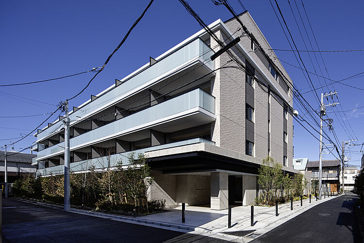 クレストラフィーネ新川崎 外観(竣工写真)