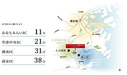 クレストレジデンス横浜汐見台パークフロント アクセス図