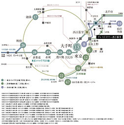 クレストタワー西日暮里 アクセス図