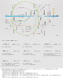 クレストプライムシティ南砂 アクセス図