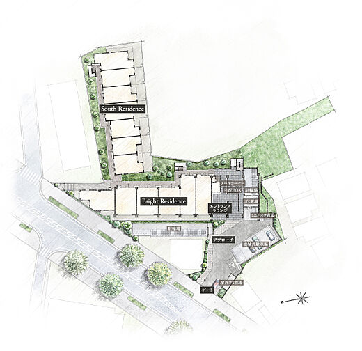 クレストフォルム横浜踊場 共用部