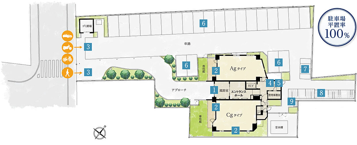 サンクレイドル鴻巣 共用部