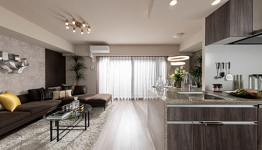 サンクレイドル池下 リビング・ダイニング・キッチン（Cタイプ）