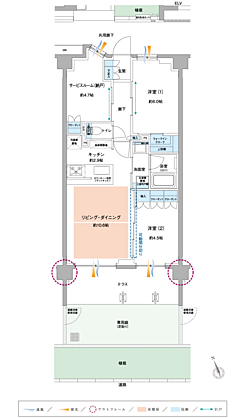 サンクレイドル京王八王子 間取り FIg