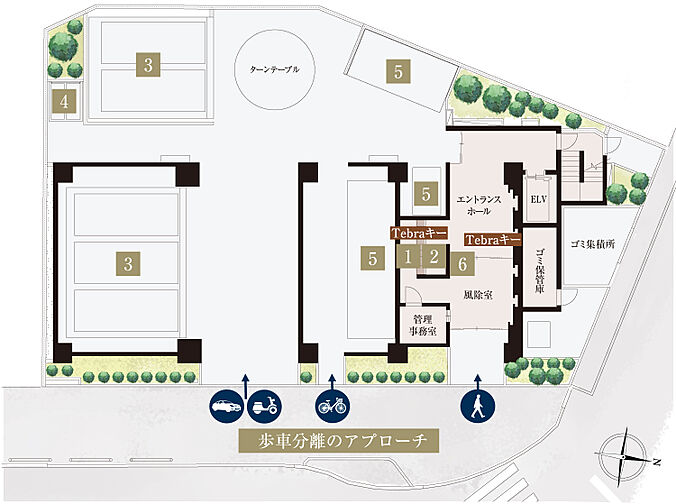 サンクレイドル北越谷駅前 共用部