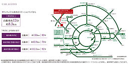 サンクレイドル西所沢ステーションウィズ アクセス図