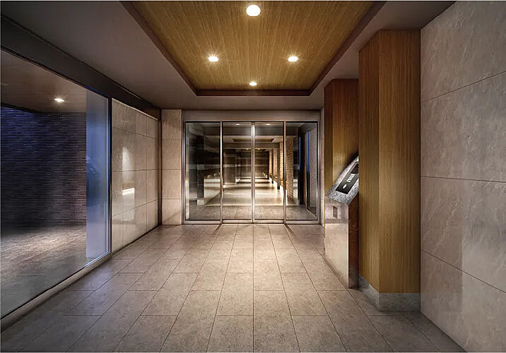 サンクレイドル桶川II エントランスホール完成予想CG