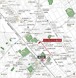 サンクレイドル桶川II 現地案内図