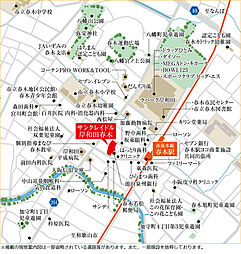 サンクレイドル岸和田春木 現地案内図