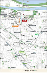 サンクレイドル荒川熊野前 現地案内図