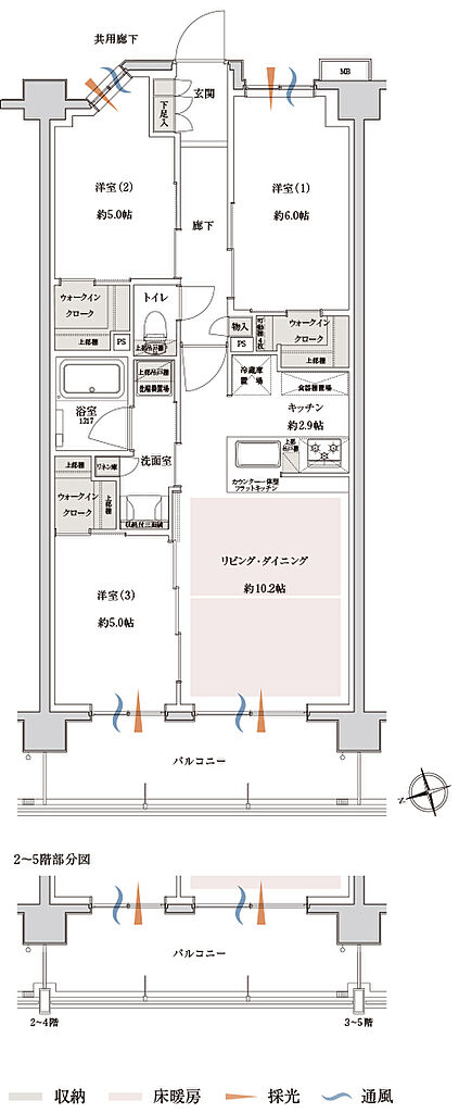サンクレイドル新小岩II 間取り D