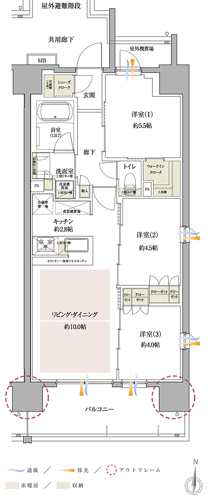 サンクレイドル青砥II 間取り D