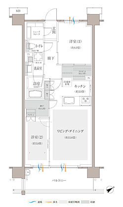 多摩川シーズンズ 間取り 【先着順】C20