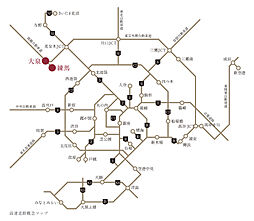 グランドメゾン THE 石神井公園 アクセス図