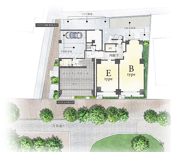 ピアース大井仙台坂Hill Top 共用部