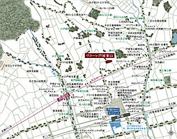 ワコーレ芦屋東山 現地案内図