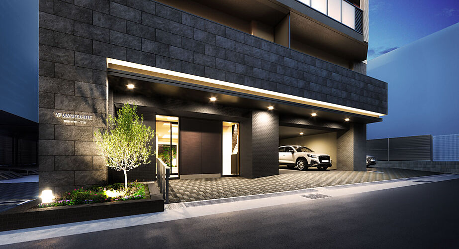 ワコーレ御影中町一丁目 エントランスアプローチ完成予想図