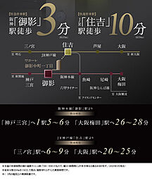 ワコーレ御影中町一丁目 アクセス図