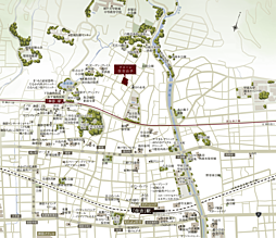 ワコーレ住吉山手 現地案内図