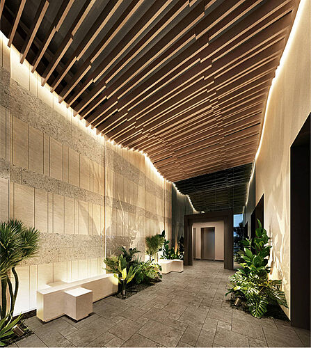 レ・ジェイド西宮甲子園 エントランスホール完成予想図