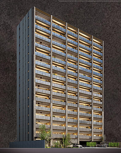 レ・ジェイド鶴舞 外観完成予想CG