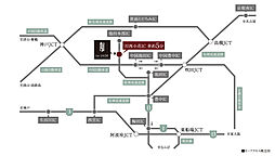 レ・ジェイド川西能勢口駅前 アクセス図
