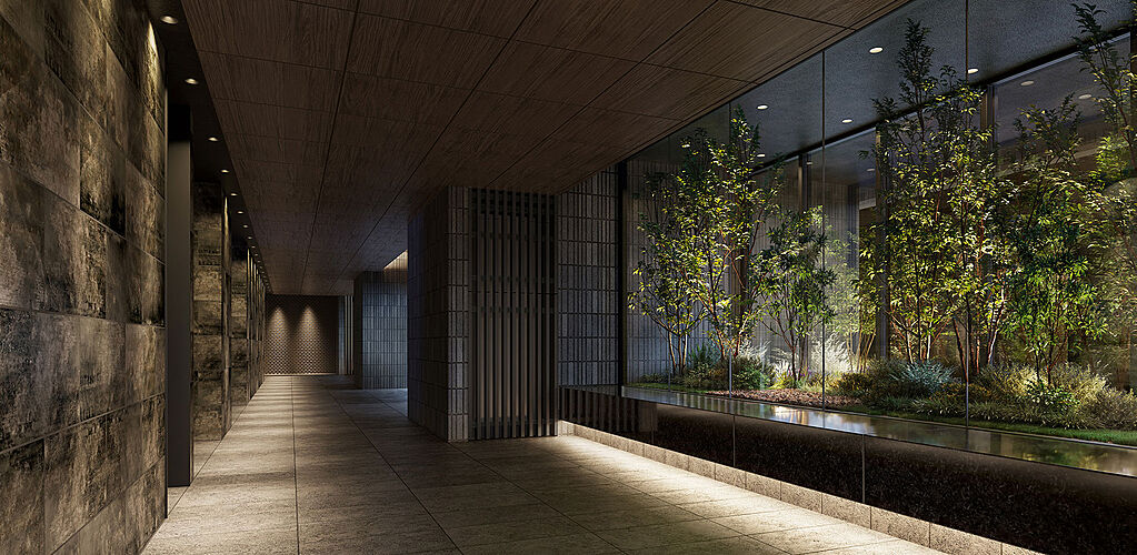 バンベール千種 ザ・レジデンス エントランスホール完成予想図