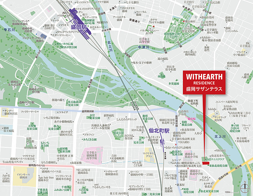 現地案内図