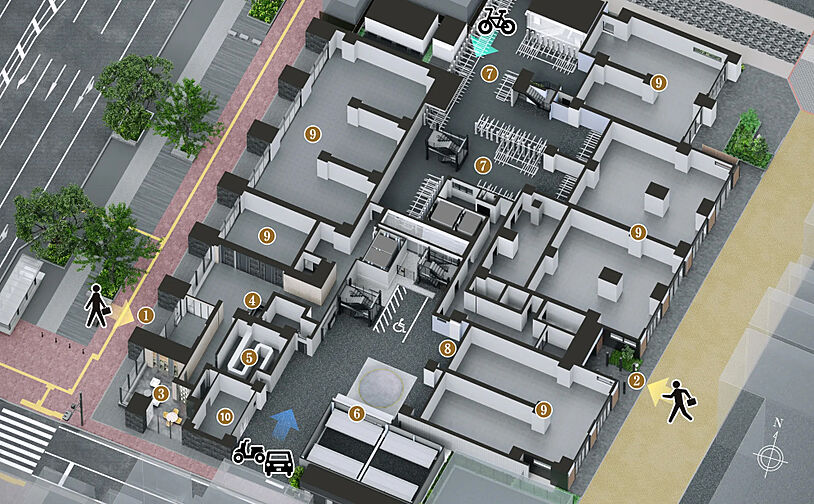 ローレルコート姫路大手前通り 共用部