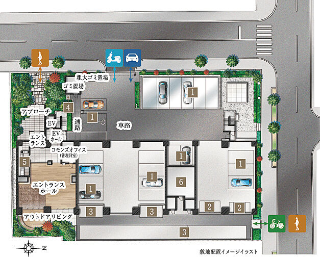 ローレルコート橿原神宮前イーストレジデンス 共用部
