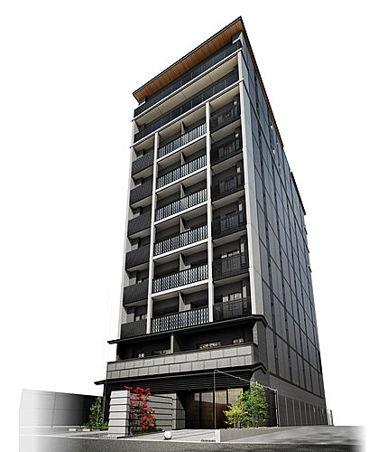 ローレルアイ京都四条大宮 外観完成予想図