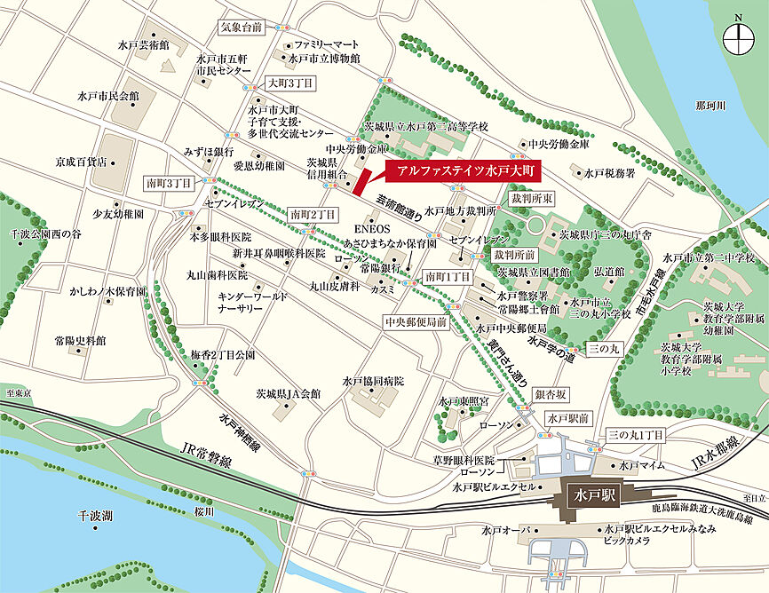 現地案内図