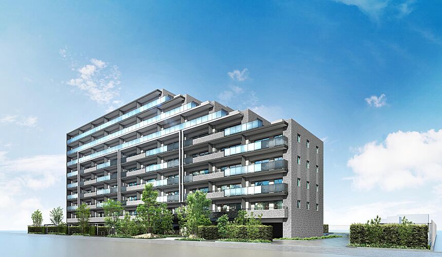 アルファステイツ市川下総中山 外観完成予想CG