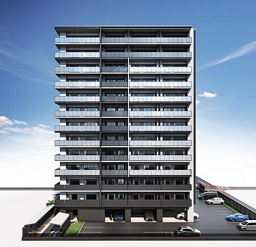 アルファステイツ庚午中 外観