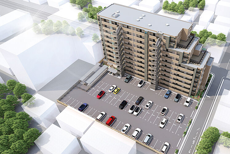 アルファステイツ四日市芝田 外観完成予想図