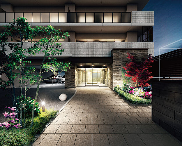 アルファステイツ西嫁島 エントランスアプローチ完成予想図