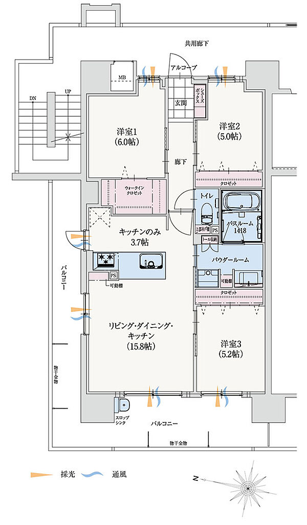 アルファステイツ下松桜町 間取り A