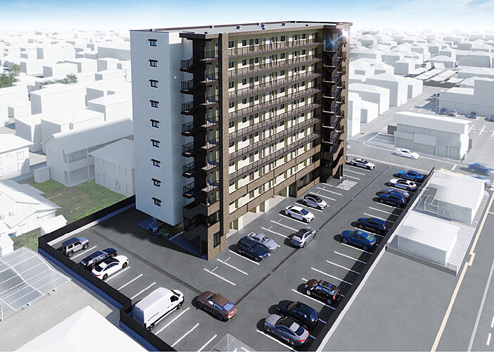 アルファステイツ桜通り十文字 外観完成予想図