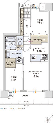 アルファステイツ博多サウス 間取り B