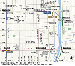 ジオ京都御池通 現地案内図