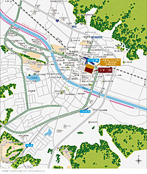 ジオ三田 現地案内図