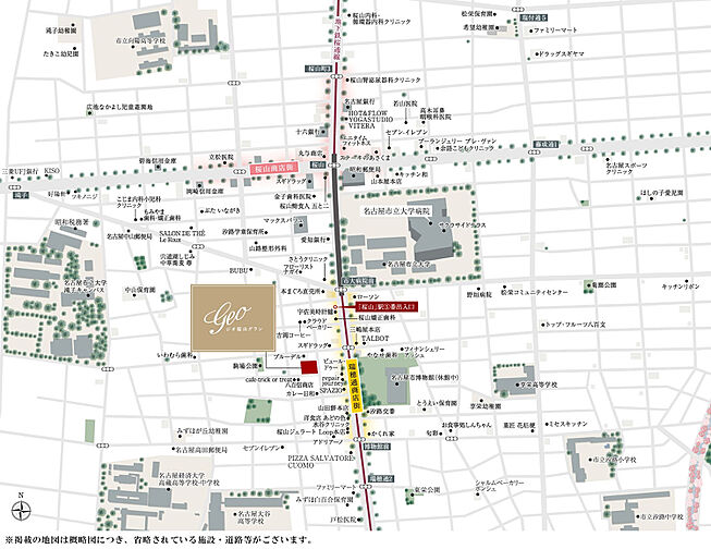 ジオ桜山グラン 現地案内図