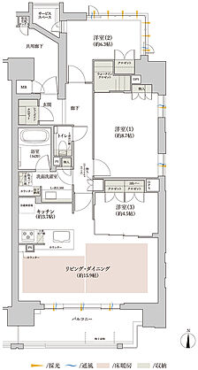 ジオ桜山グラン 間取り C【MENU PLAN1】