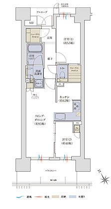 ジオ神戸相生町 間取り C