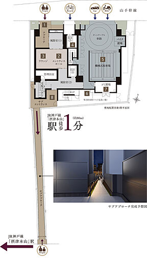 ジオ岡本 The Class 共用部