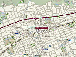 ジオ岡本 The Class 現地案内図