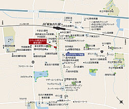 リベール東加古川駅前通り 現地案内図