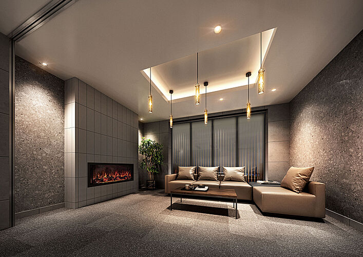 エクセレントシティ多摩永山 エントランスホール完成予想CG