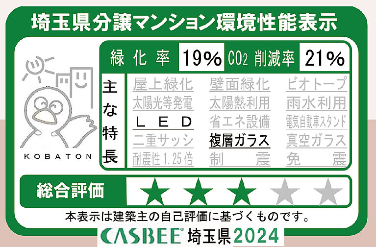 コンフォルシア朝霞台 設備