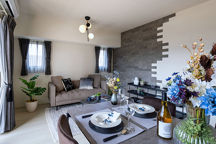 グランフォーレ春日原駅前レジデンス リビングルーム